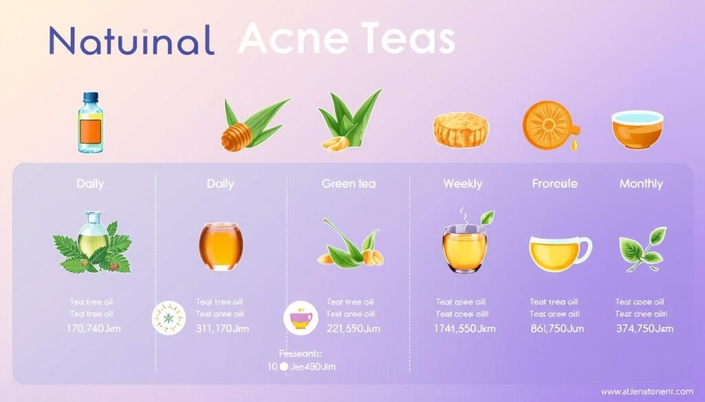 frecuencia de uso de tratamientos para el acné
