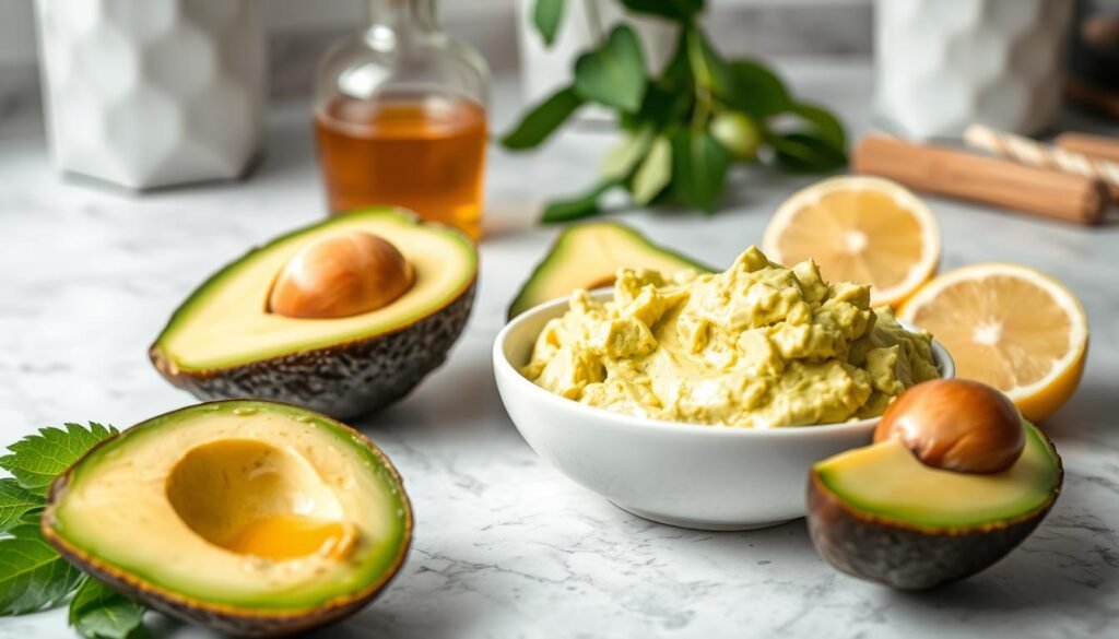 receta mascarilla aguacate