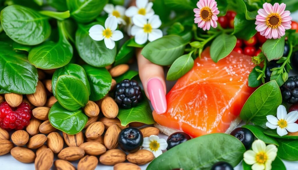 alimentación saludable para uñas