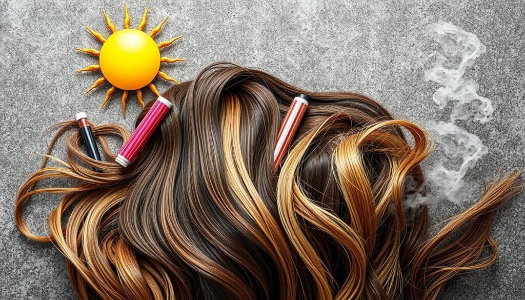 causas del cabello seco