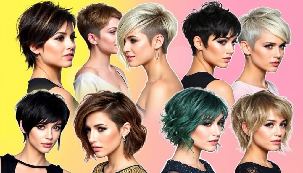 celebridades con cabello corto