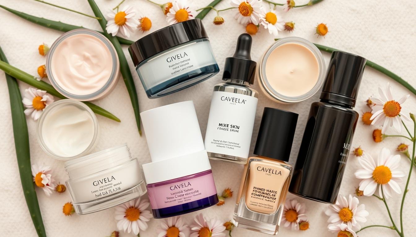 cosméticos para piel mixta
