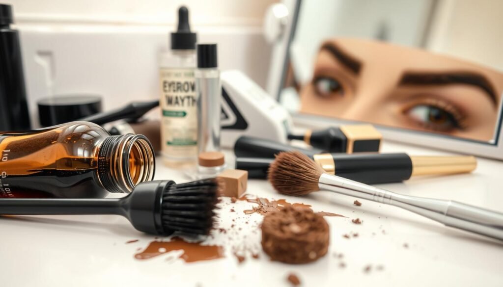 errores al usar productos de cejas