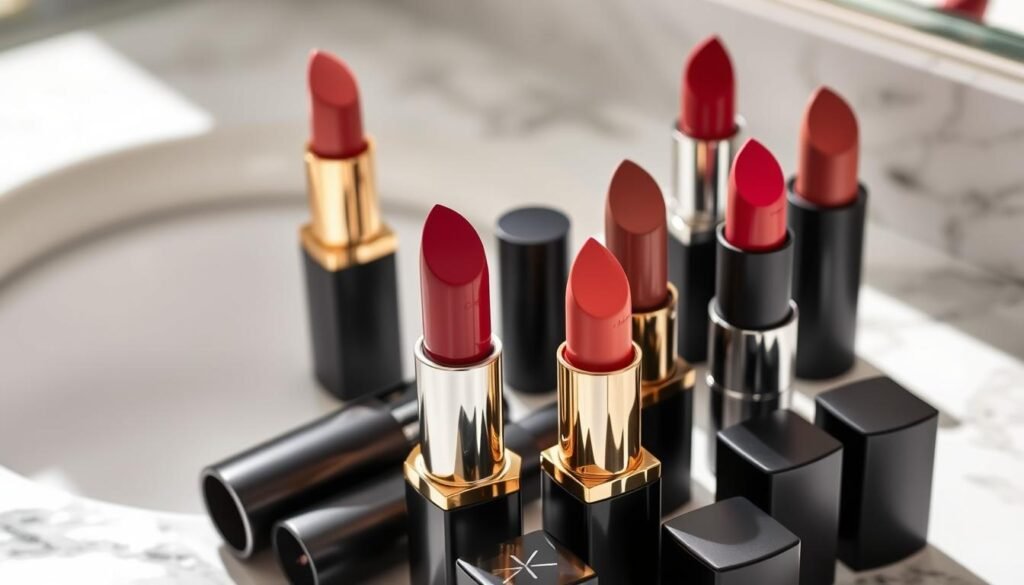 labiales satinados y acabados mate