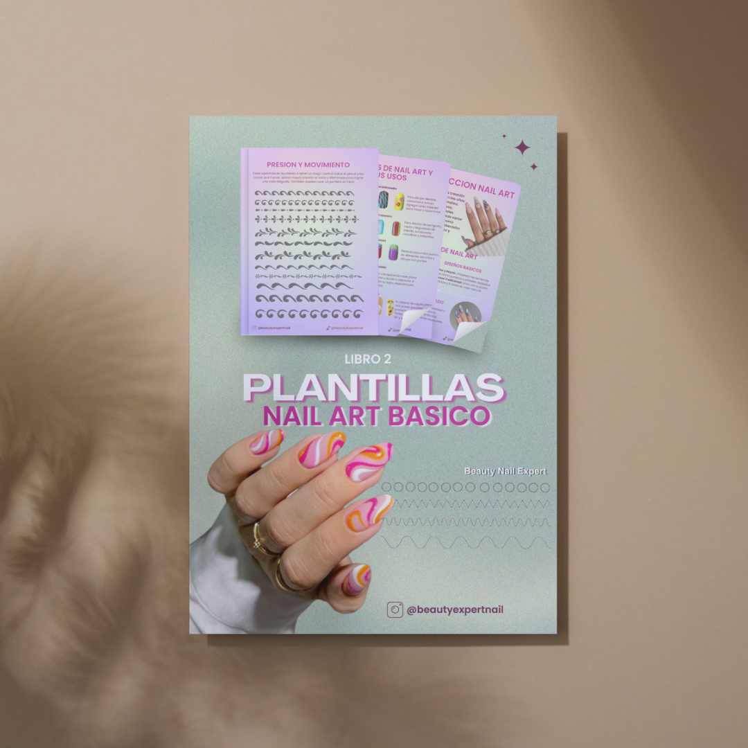 Libro de práctica de Nail Art Básico